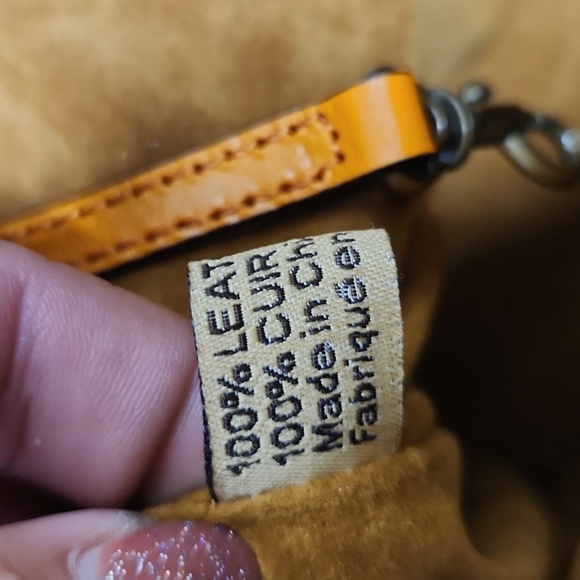 Patricia Nash Fall Orange Leather Large Handbag - Picture 14 of 16